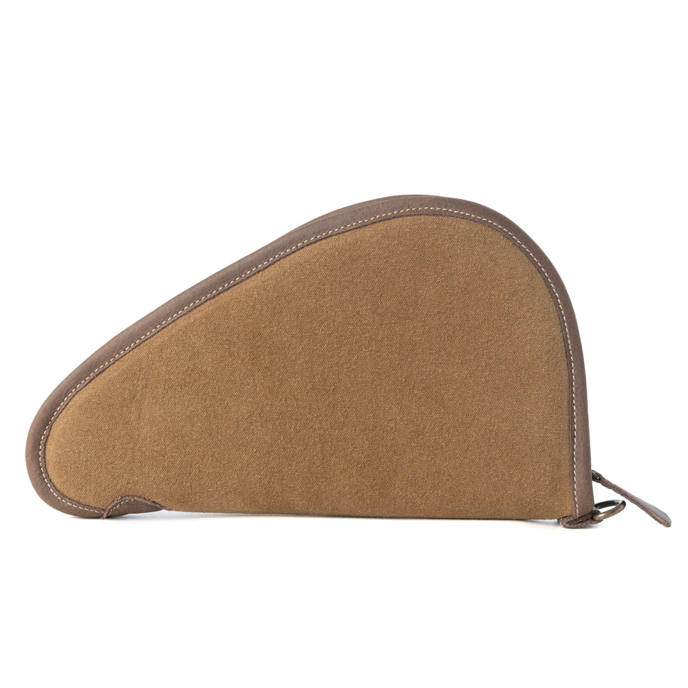 Frontier Mark Cotton Leather Gun Case in Antique Olive