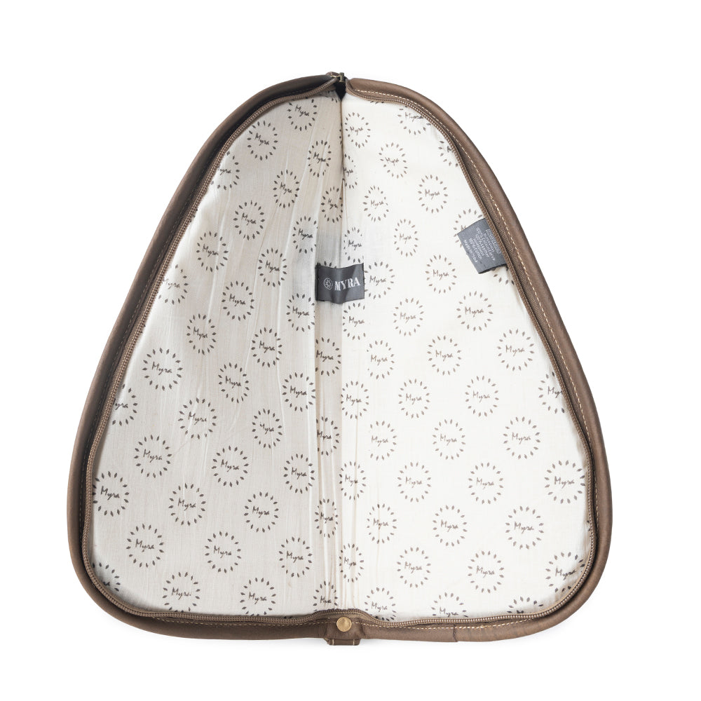 Saddle Range Cotton Leather Gun Case in Antique Olive