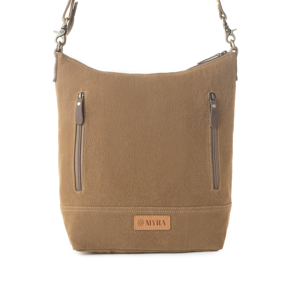 Wild Paisley upcycled canvas concealed Carry Bag for Women in olive with vintage print