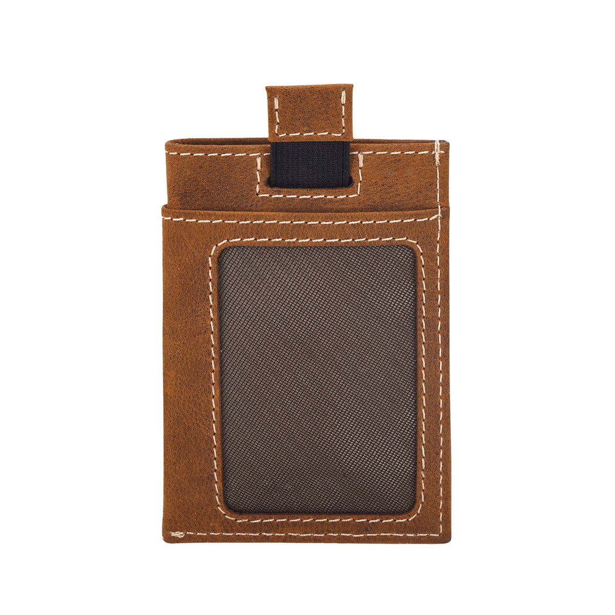 Ridgemere Credit Card Holder in tan with front slip pocket