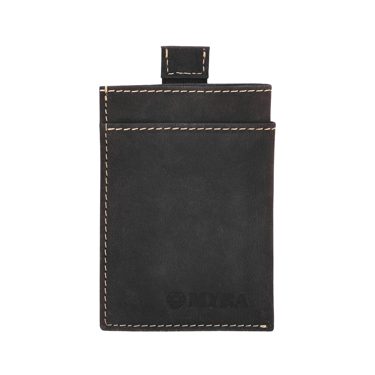 Ridgemere Credit Card Holder in black with front slip pocket
