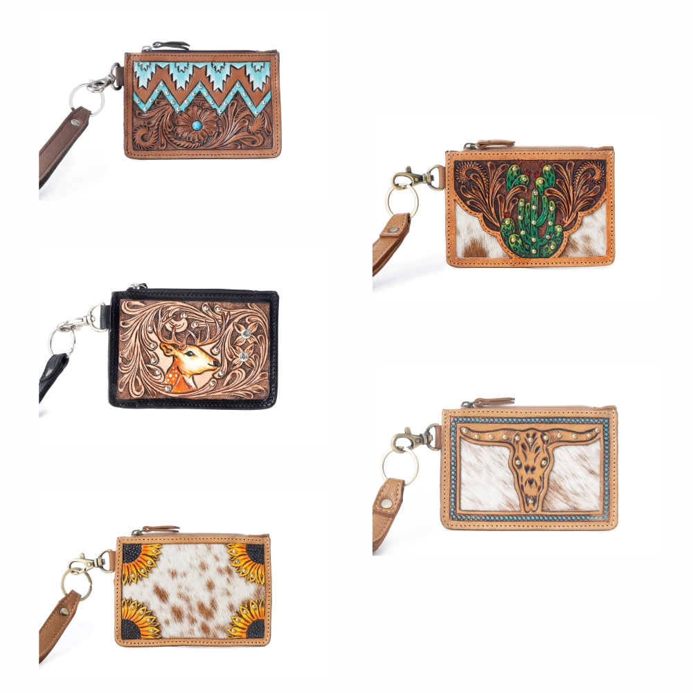 Hand Hewn Western Card Holder Variant Combo