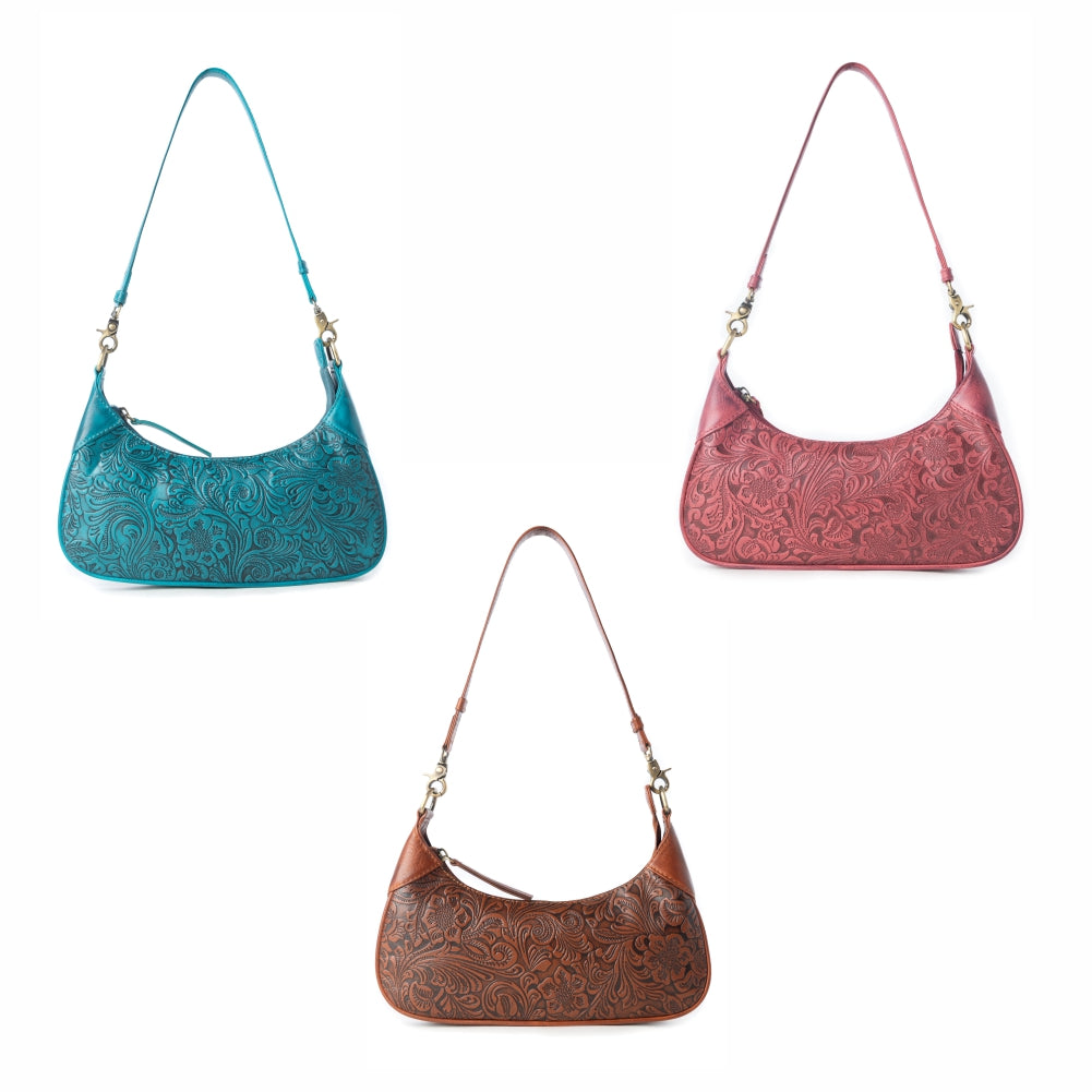 Heritage Vine Embossed Leather Bag Variant Combo
