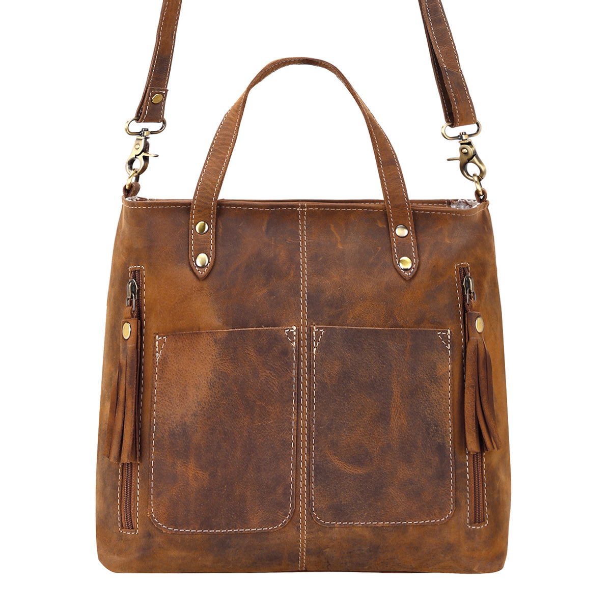 Ultimate Choice Handbag with twin handles and tassels Variant Combo