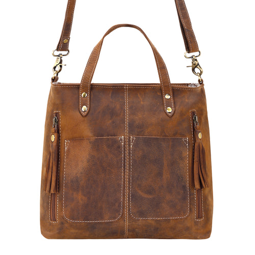 Ultimate Choice Handbag with twin handles and tassels Variant Combo