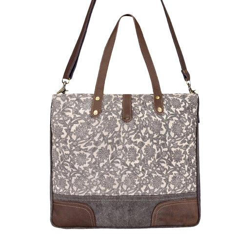 Willow Mesa Messenger in Grey Floral