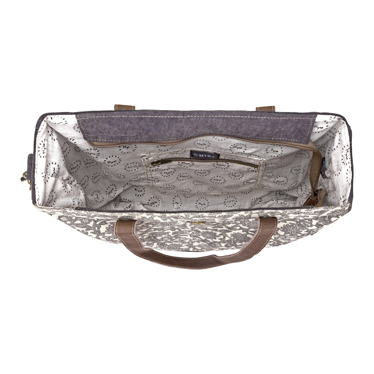 Willow Mesa Messenger in Grey Floral