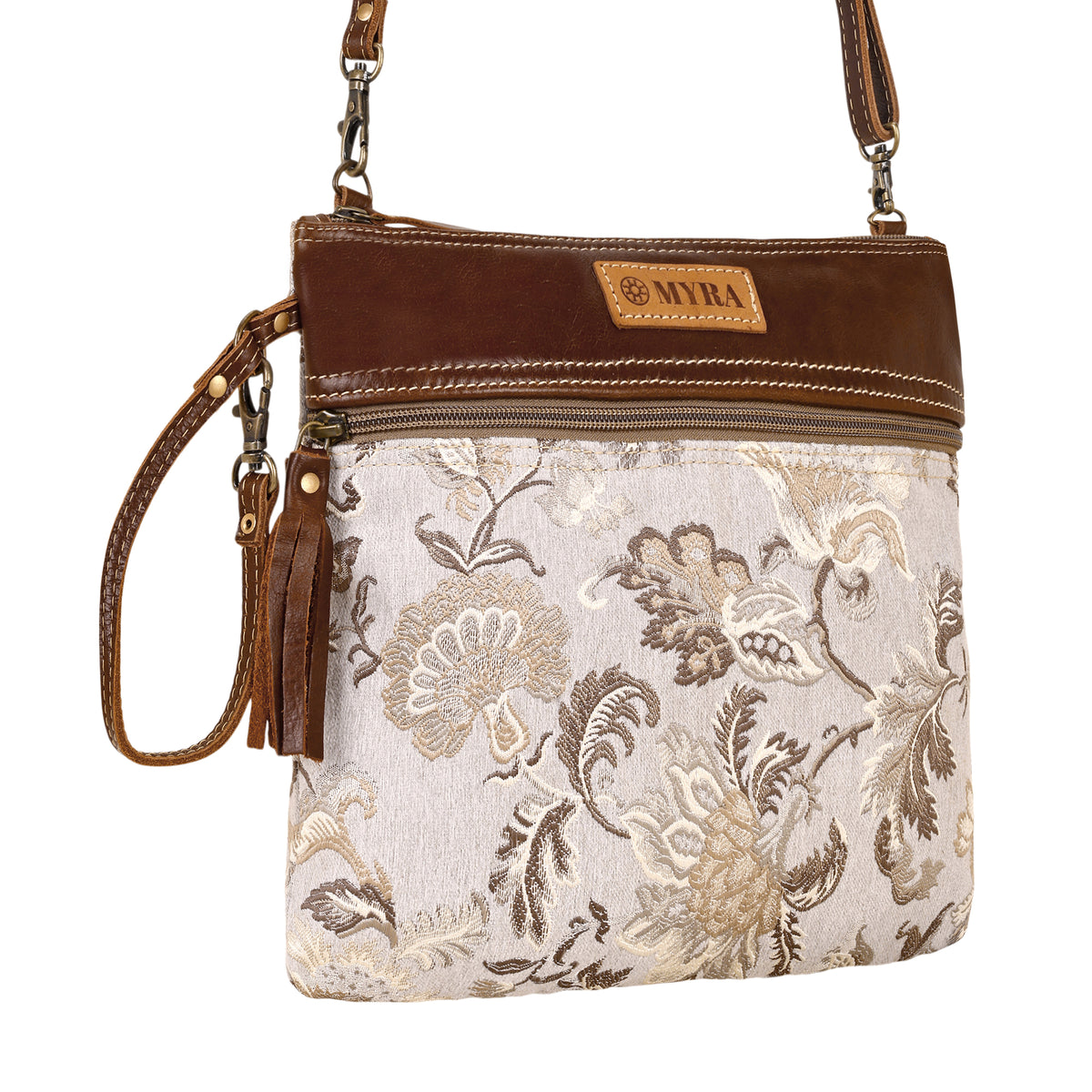 Contentment Small Crossbody Bag in sage