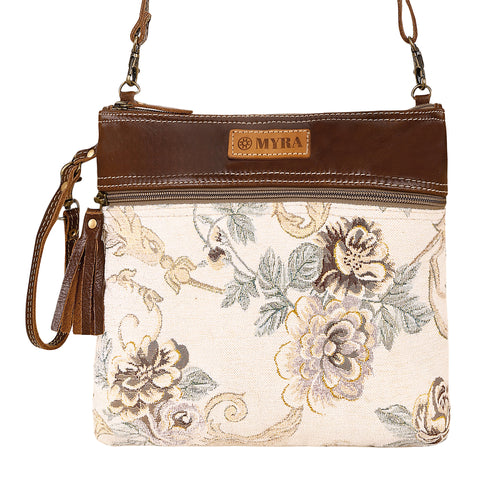 Contentment Small Crossbody Bag in cream