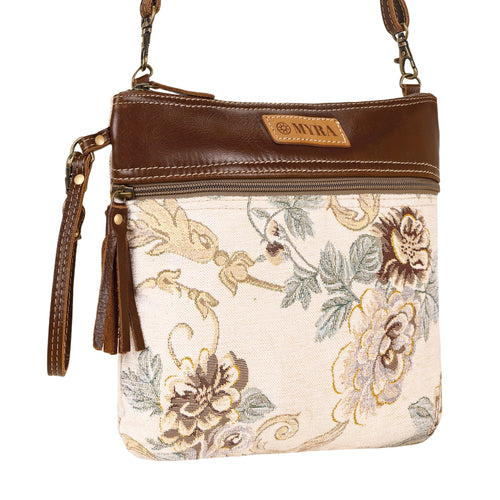 Contentment Small Crossbody Bag in cream