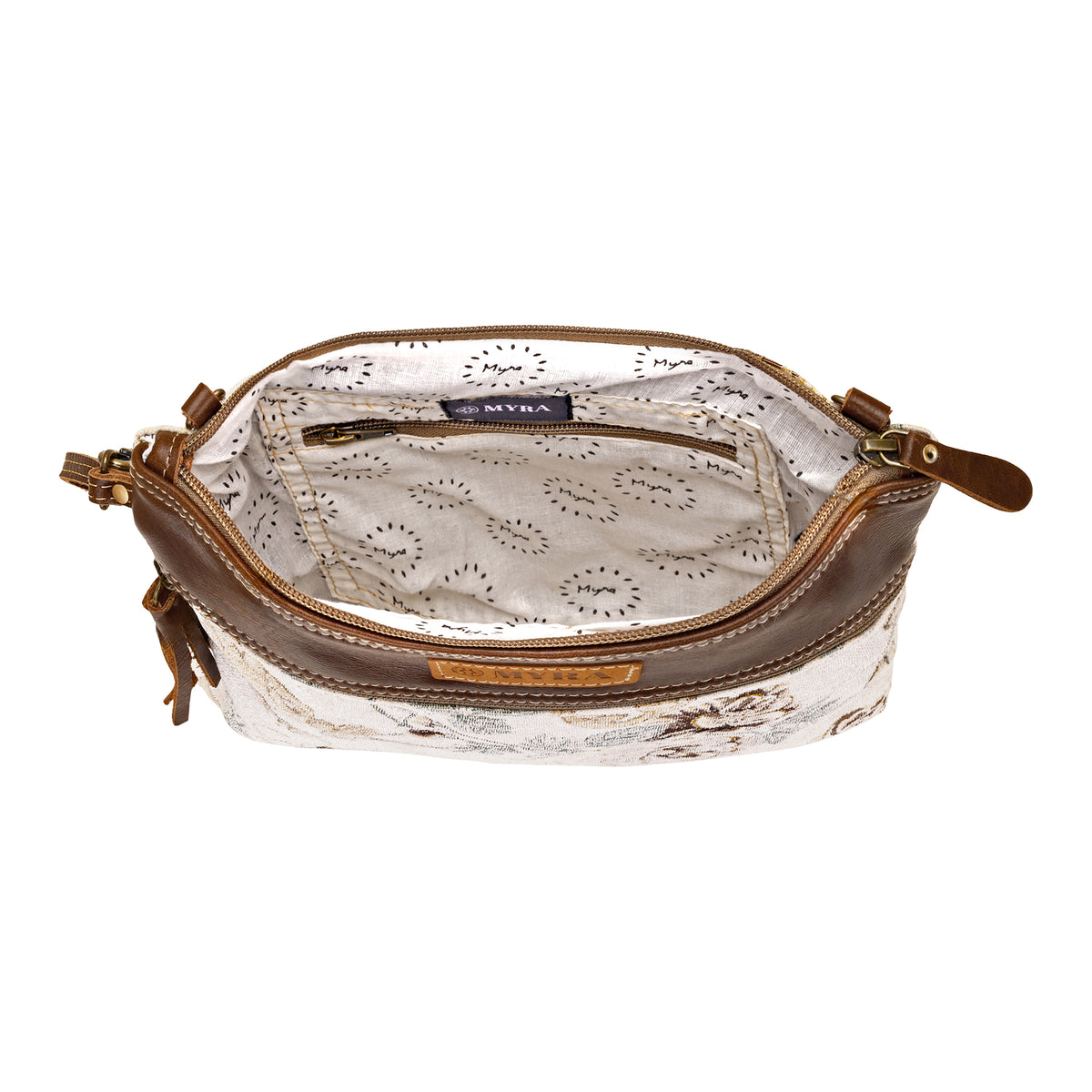 Contentment Small Crossbody Bag in cream