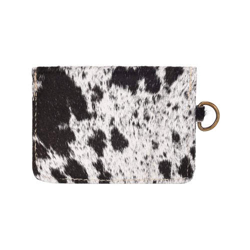 Juniper Moon Hairon Coin Purse in Cinder Ivory