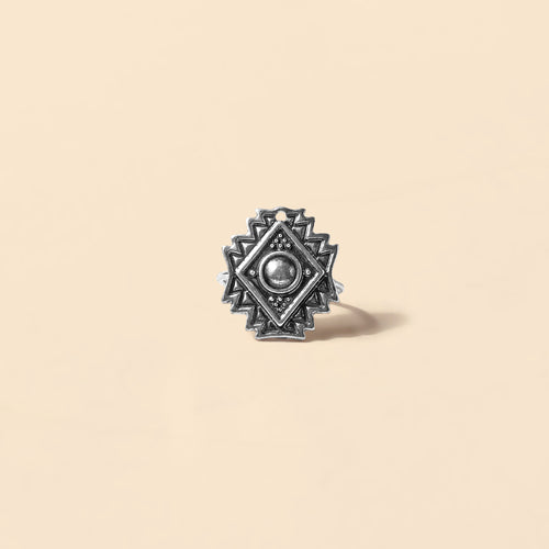 Bridlework Ring in Smoke Gray