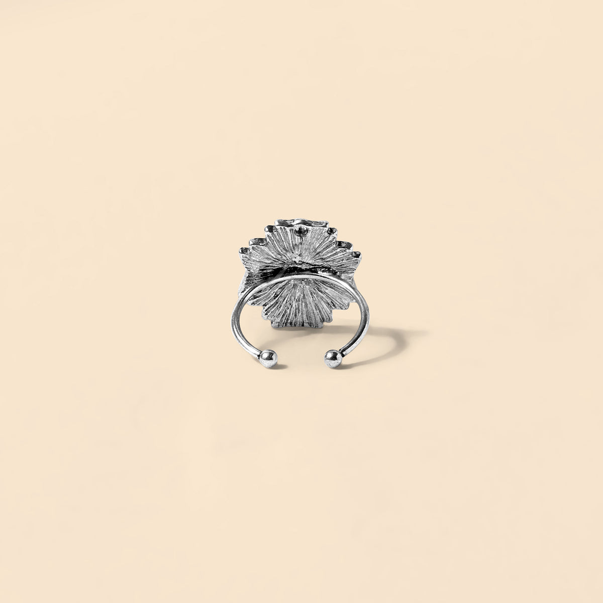 Bridlework Ring in Smoke Gray