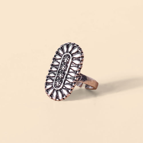 Vaquero Ring in Steel Gray