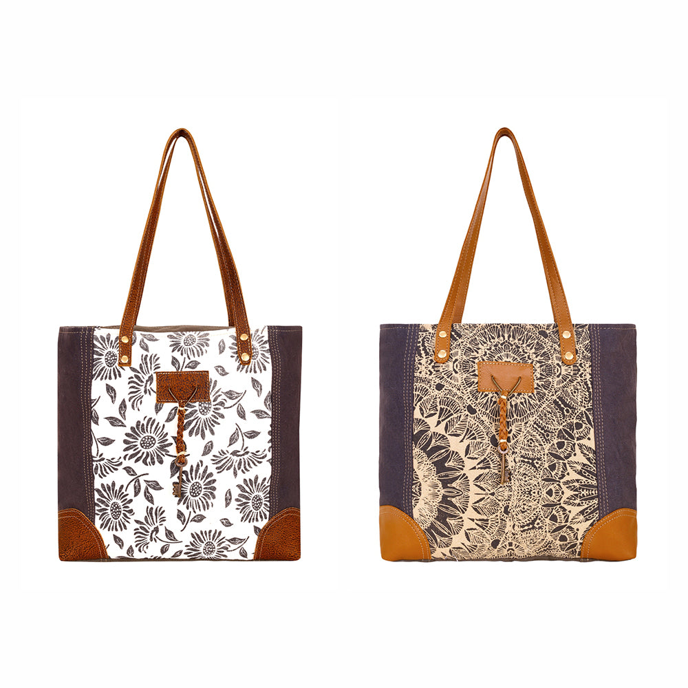 Abstract Key Tote Bag Variant Combo