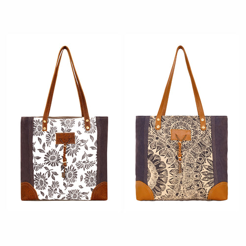 Abstract Key Tote Bag Variant Combo