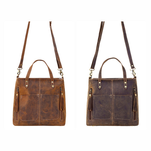 Ultimate Choice Handbag with twin handles and tassels Variant Combo