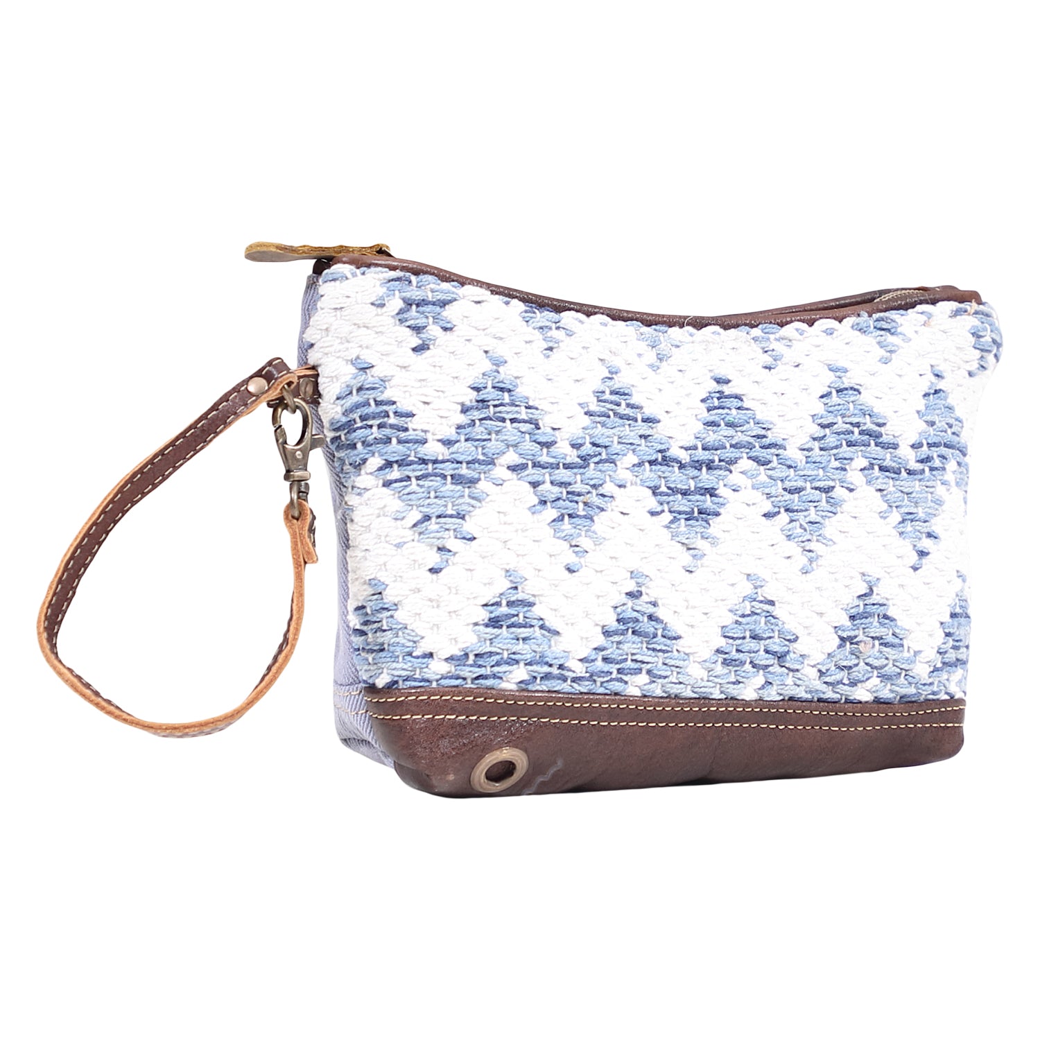 Blue Crossovers Pouch