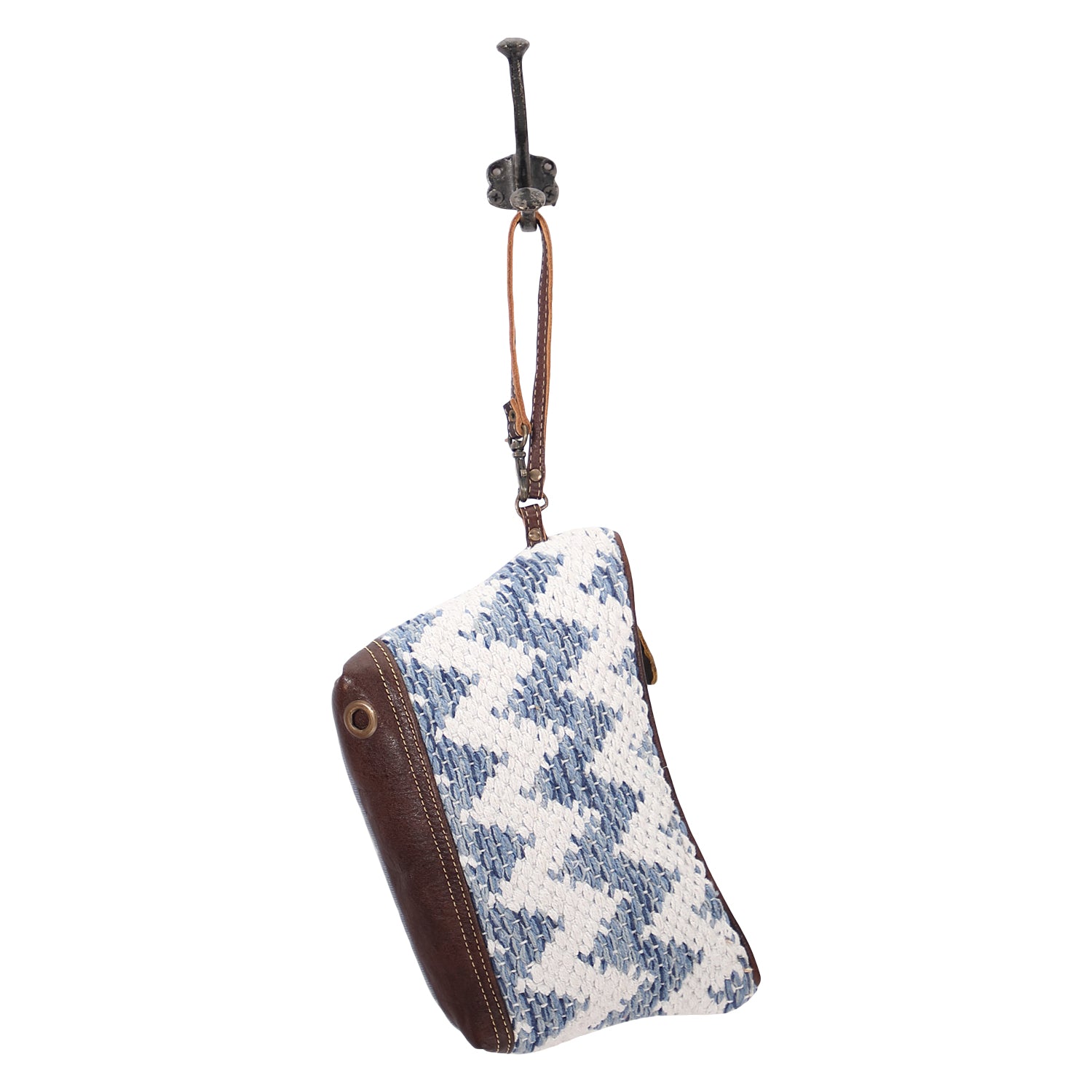 Blue Crossovers Pouch