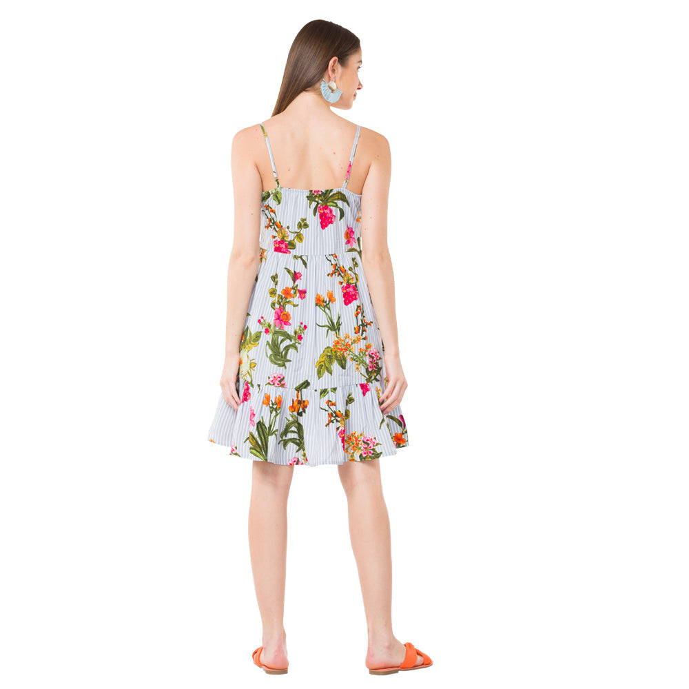 BLOSSOMY NOODLE  DRESS