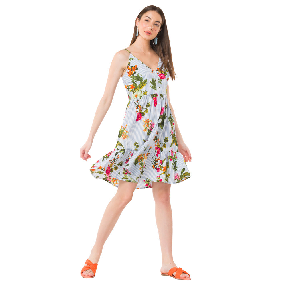 BLOSSOMY NOODLE  DRESS