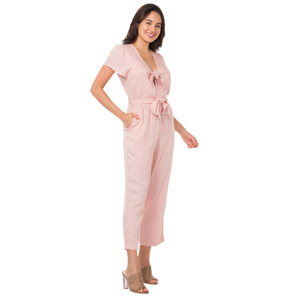 Knotty Pink Jumpsuit