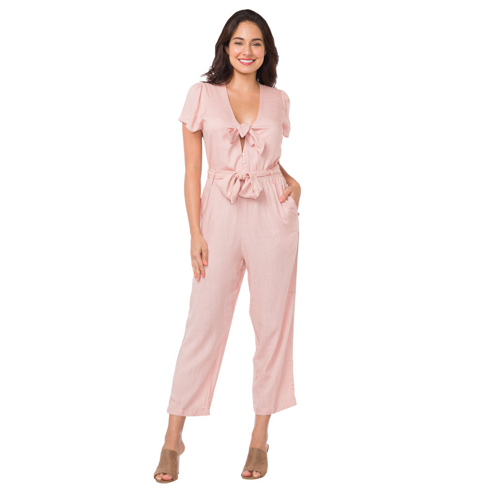 Knotty Pink Jumpsuit