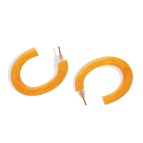 Mango Maple Hoop Earrings