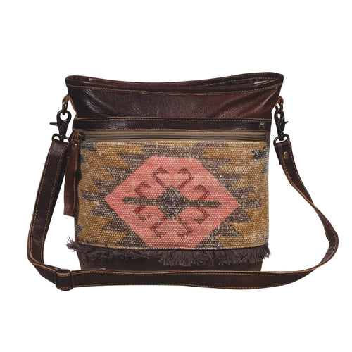 Pink Patchy Shoulder Bag