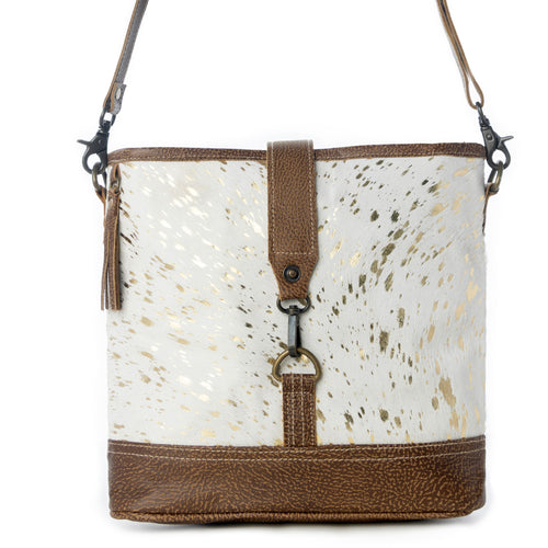 Shiny One Leather  & Hairon Bag