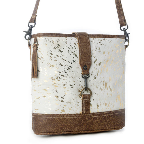 Shiny One Leather  & Hairon Bag