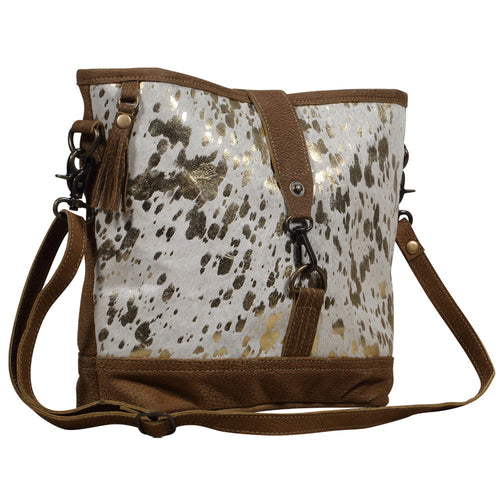 Shiny One Leather  & Hairon Bag