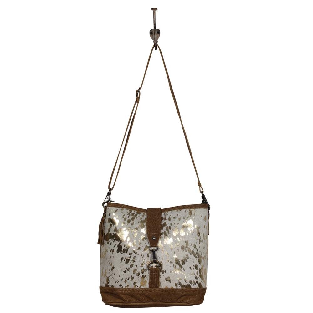 Shiny One Leather  & Hairon Bag