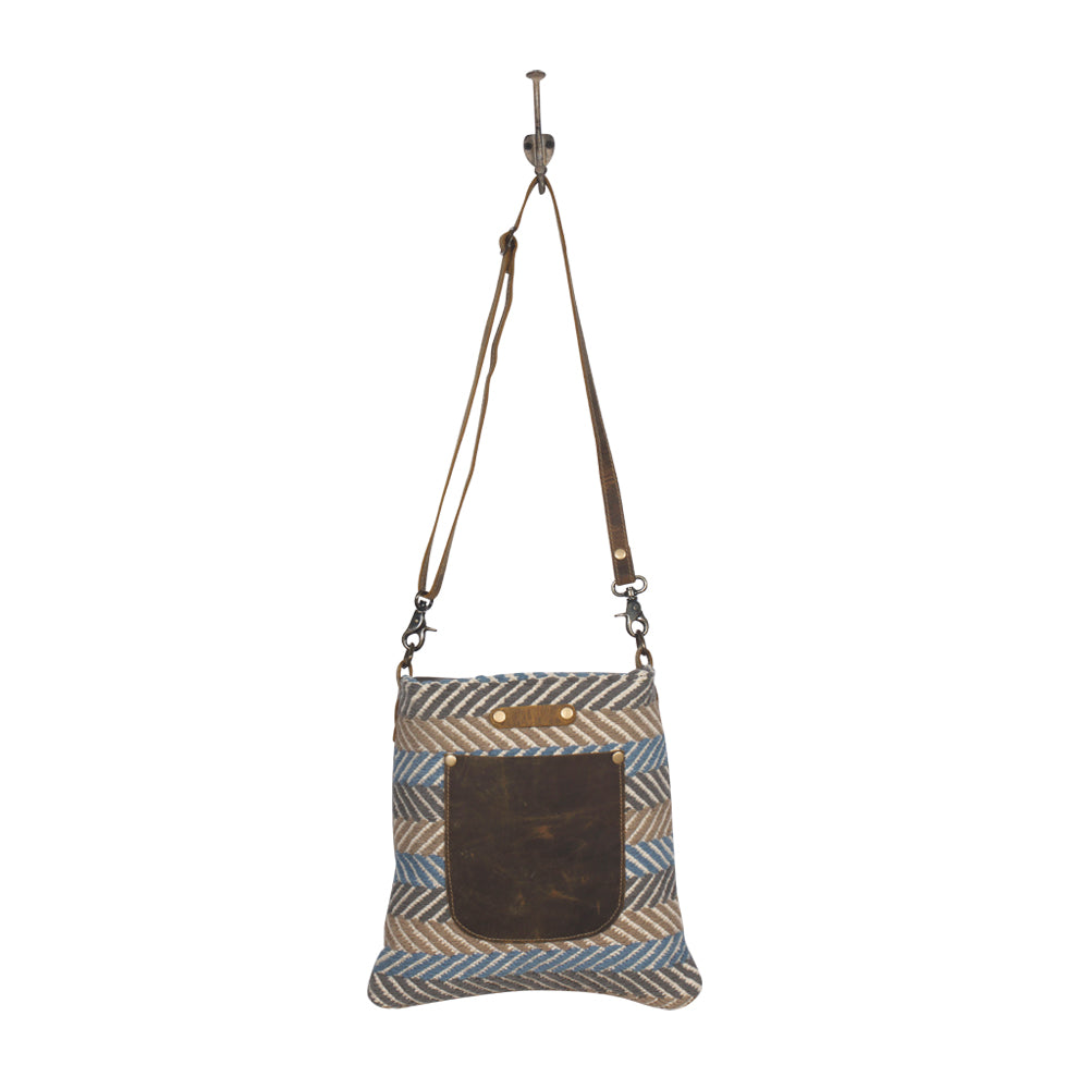 Blue Braids Shoulder Bag
