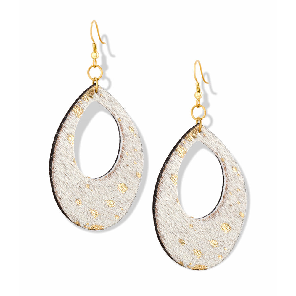 Gold Speckle Earring
