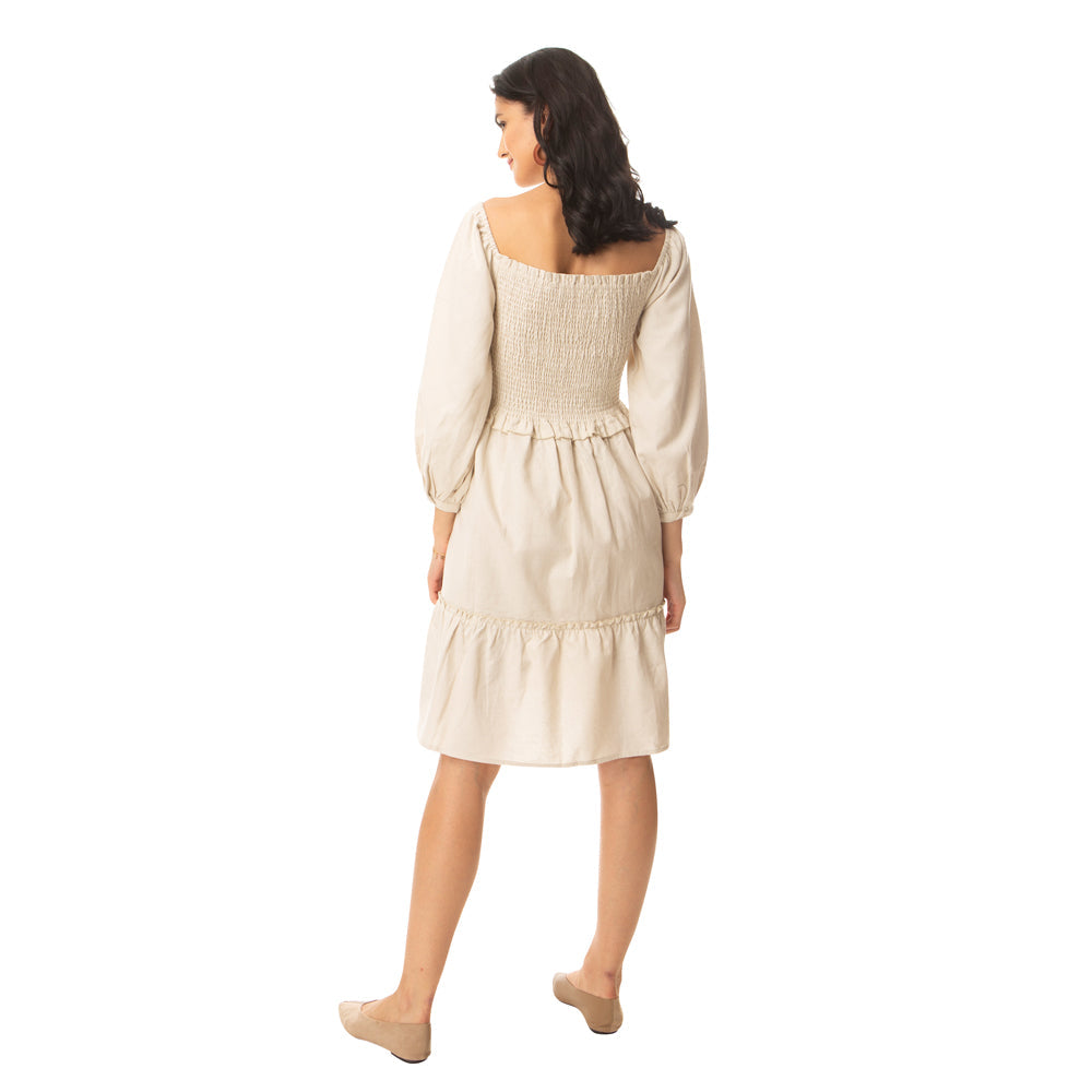 Desert Storm Smocking Dress