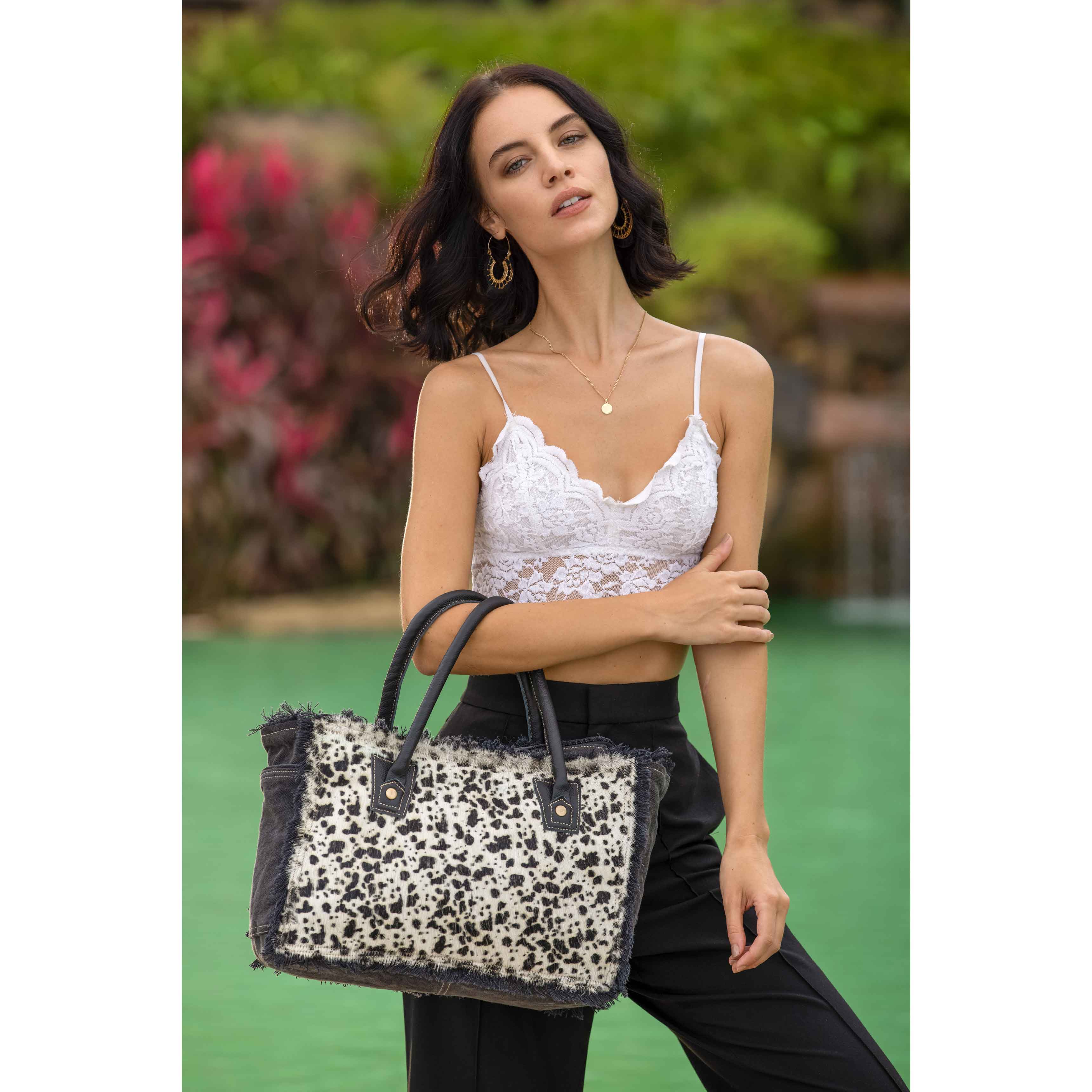 SILVER SURFER  CANVAS AND HAIRON BAG