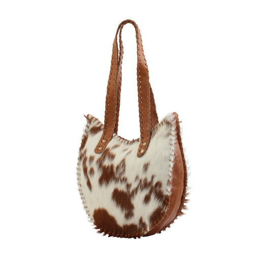 FOREVER YOUNG LEATHER AND HAIRON BAG