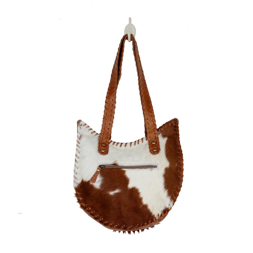 FOREVER YOUNG LEATHER AND HAIRON BAG