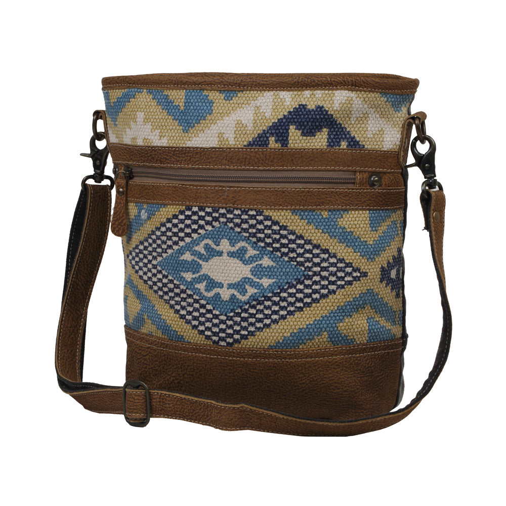 INDIGO CRAFT SHOULDER BAG