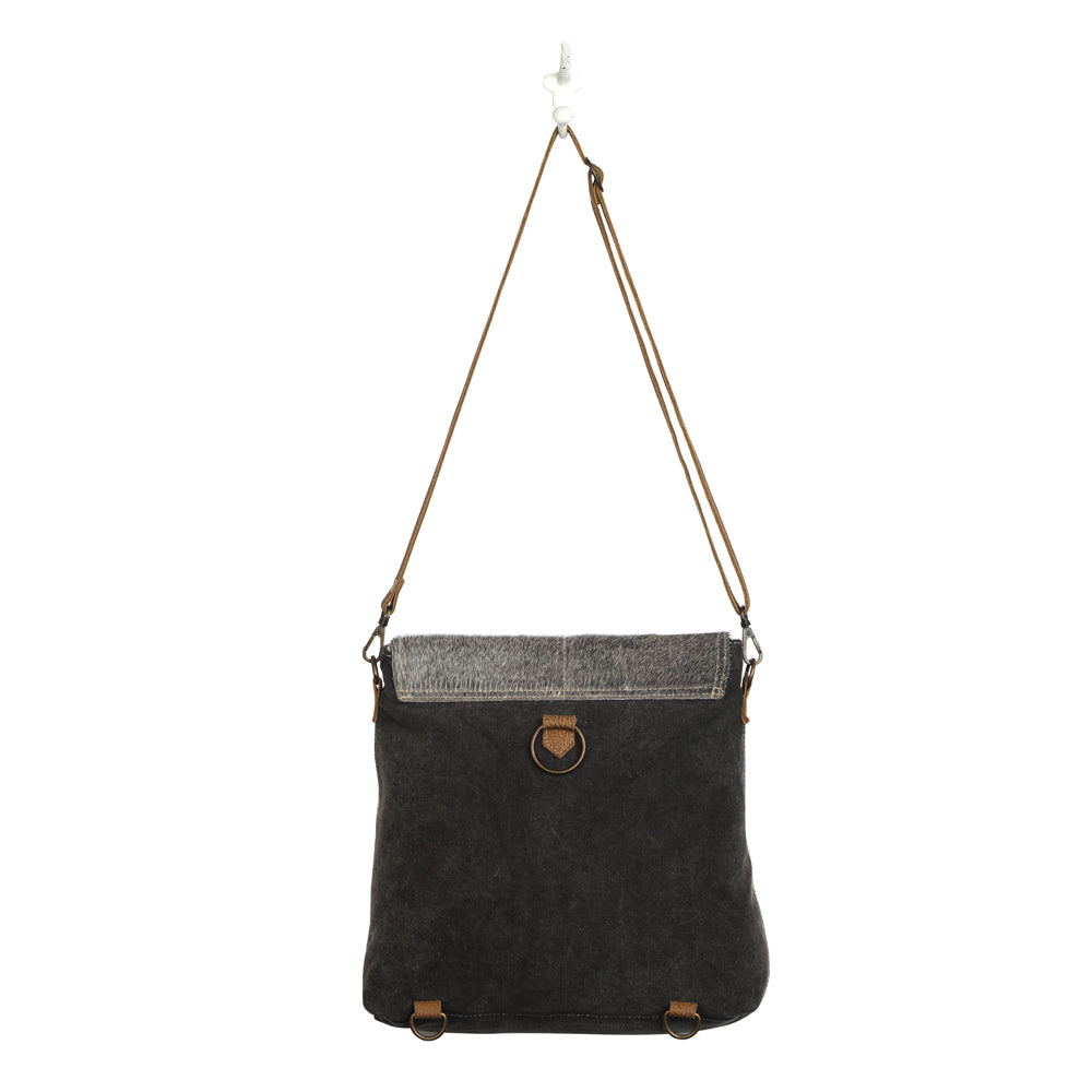 Grainy Gray Shoulder Bag