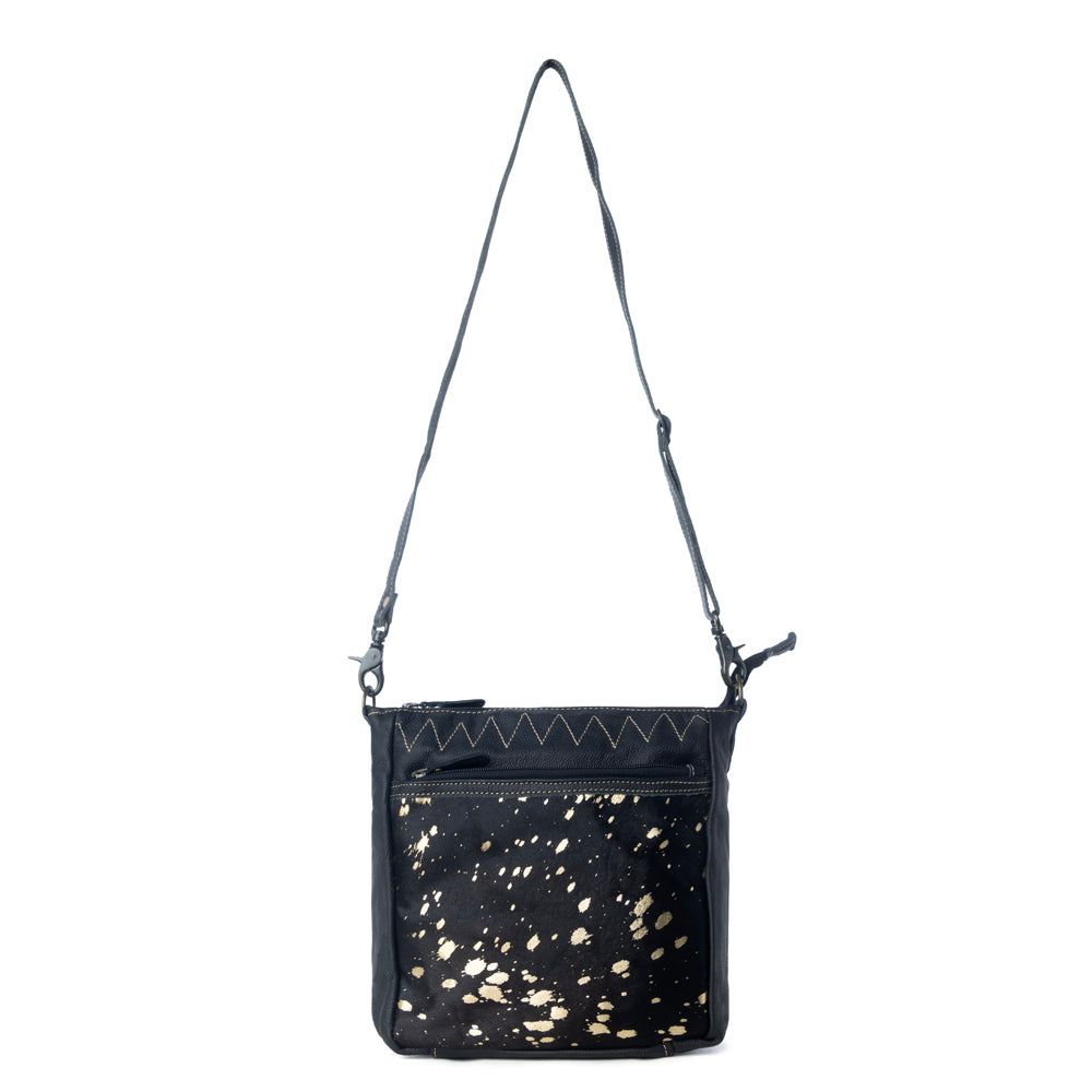 ZIGGY LEATHER AND HAIRON BAG