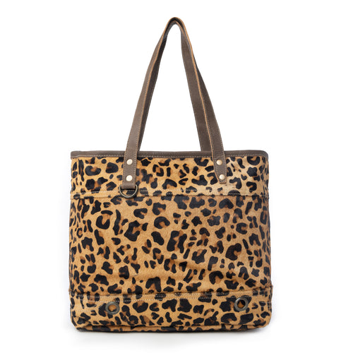 CLINCH  LEATHER AND HAIRON BAG