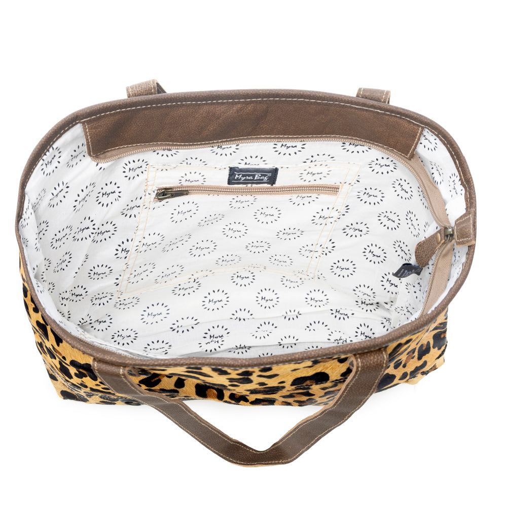 CLINCH  LEATHER AND HAIRON BAG