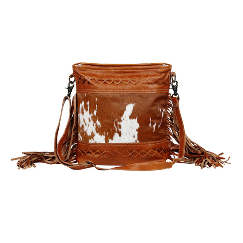 Fashion Creed Leather And Hairon Bag