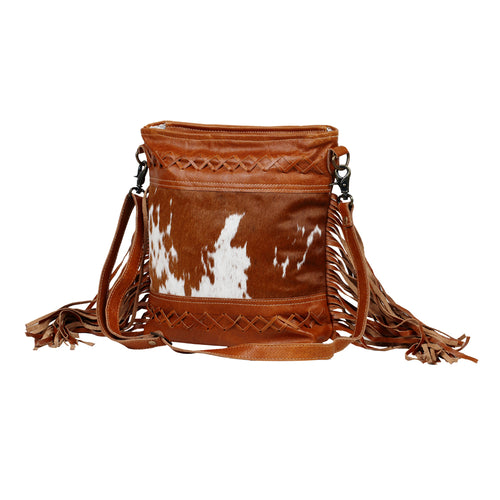 Fashion Creed Leather And Hairon Bag