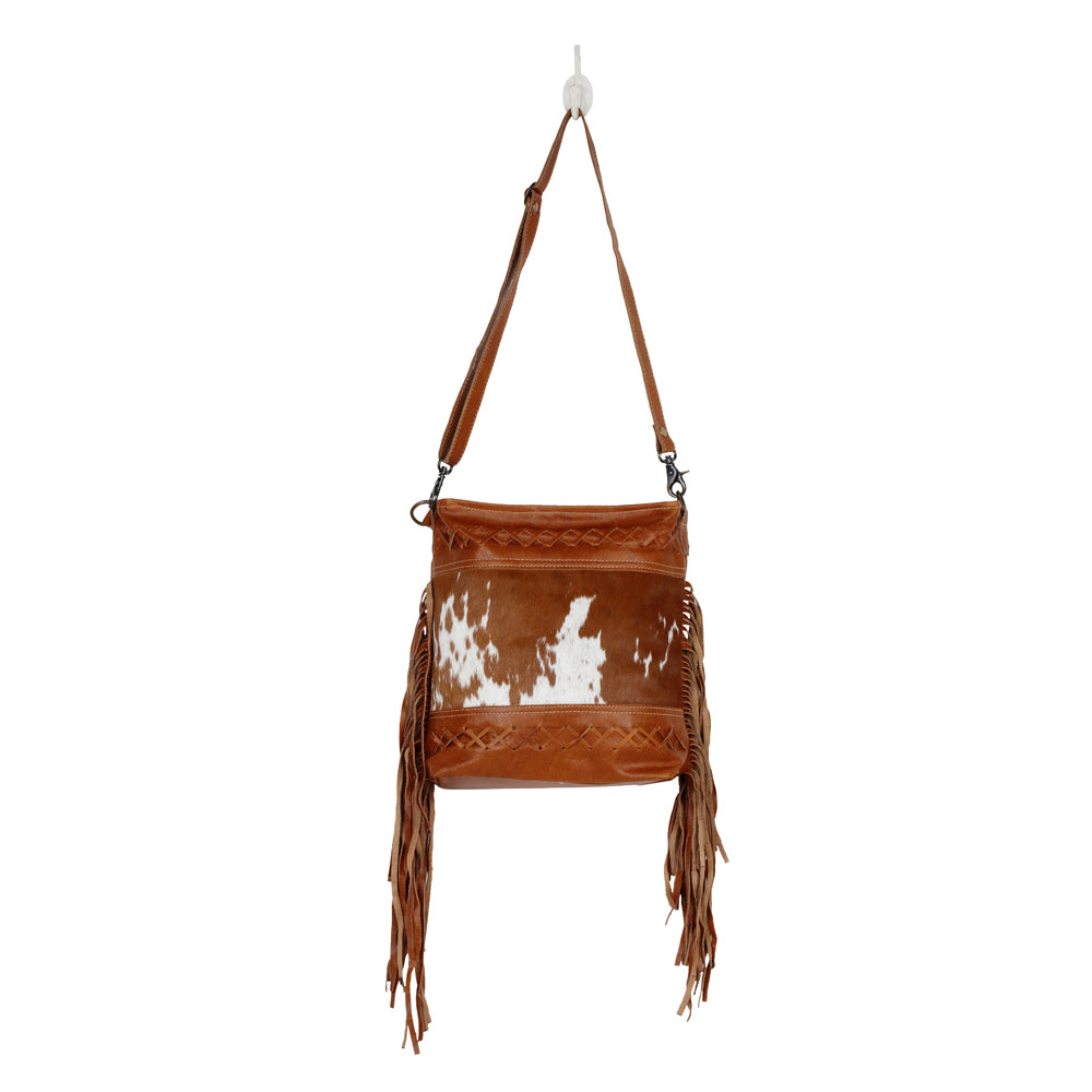 Fashion Creed Leather And Hairon Bag