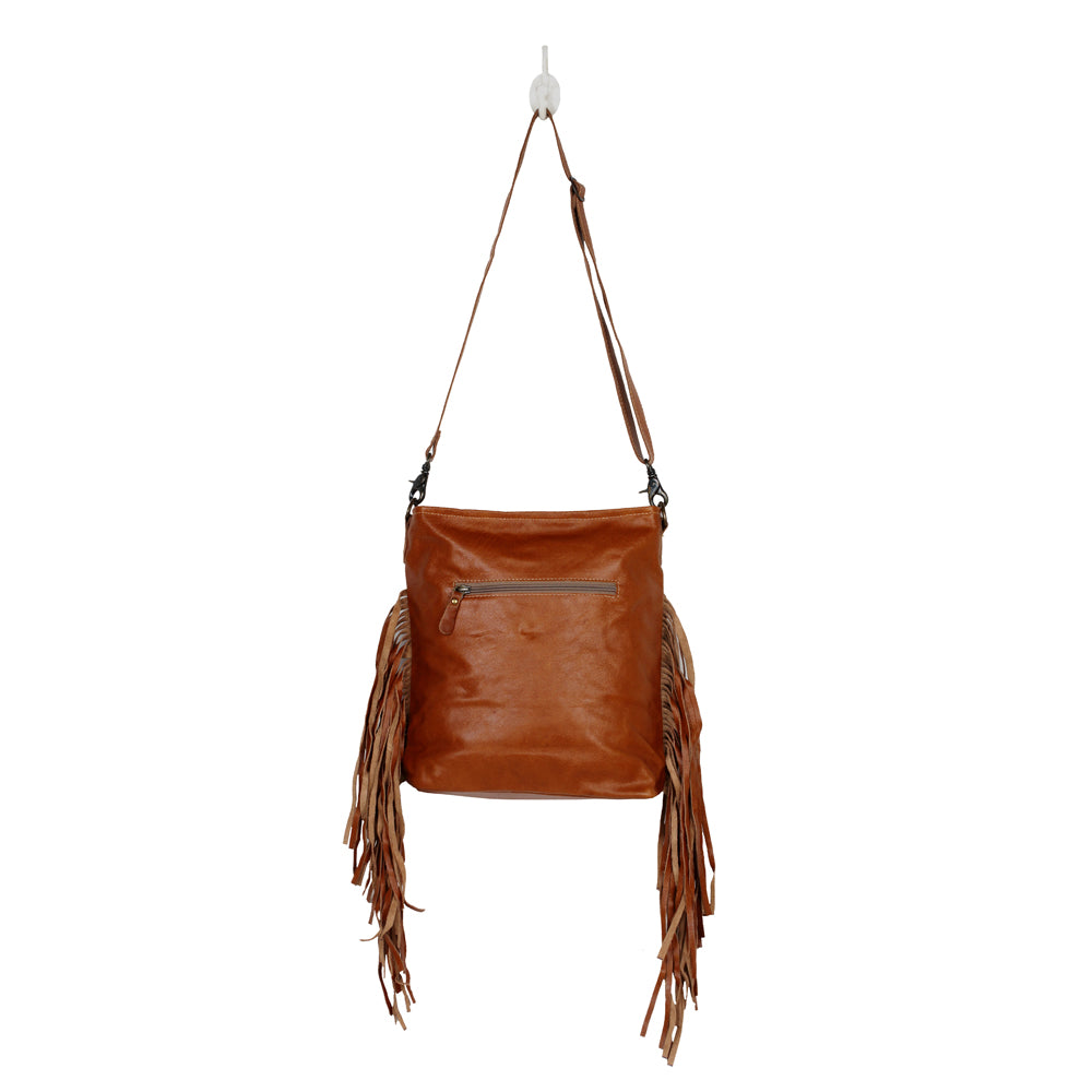Fashion Creed Leather And Hairon Bag