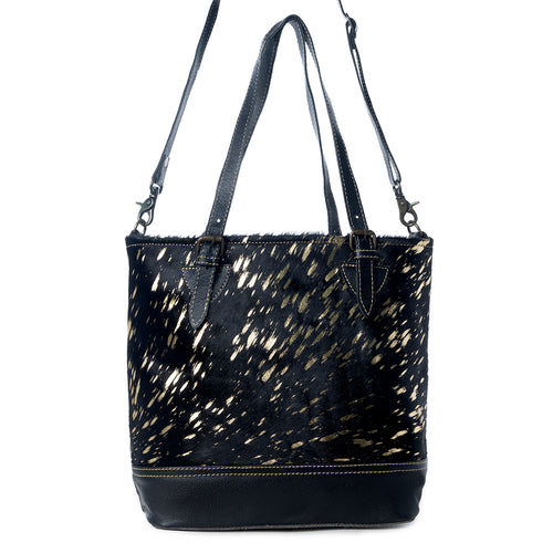Celestial Canvas And Hairon Bag